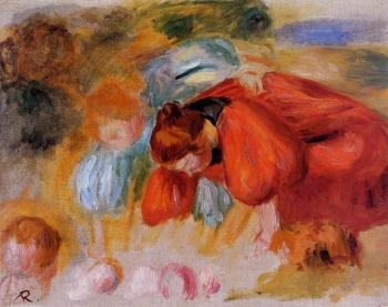 皮埃爾 奧古斯特 雷諾阿 Study for The Croquet Game 皮埃爾 奧古斯特 雷諾阿 Study for The Croquet Game